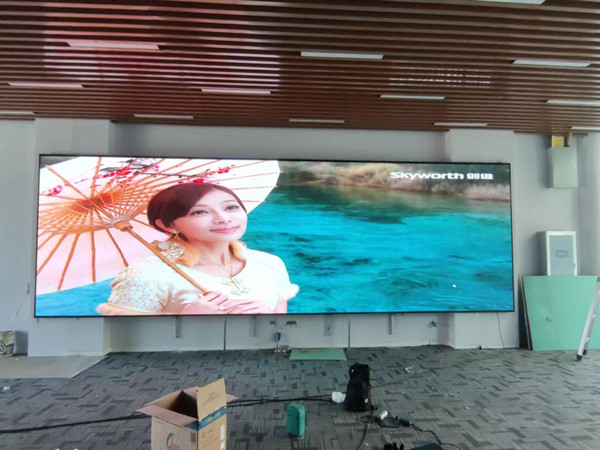 莘县P1.53led小间距屏安装案例